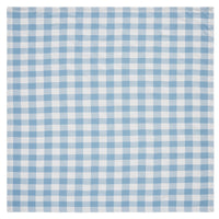 Annie Buffalo Check Blue Table Topper 40x40