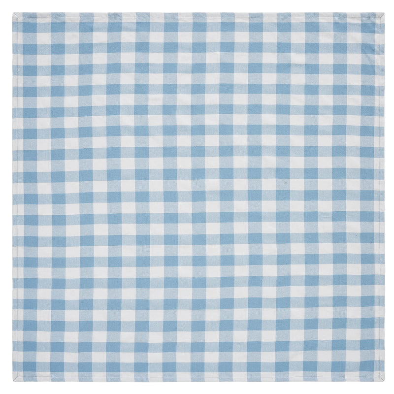 Annie Buffalo Check Blue Table Topper 40x40