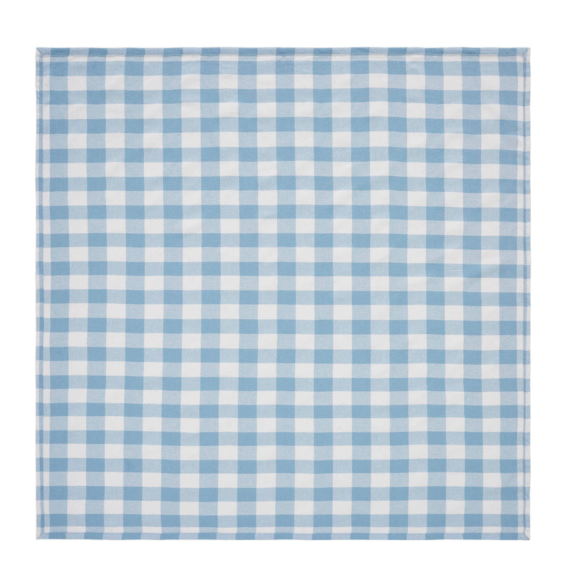 Annie Buffalo Check Blue Table Topper 40x40