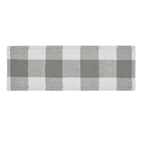 Annie Buffalo Check Grey Runner 8x24