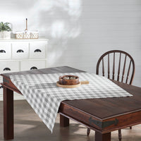 Annie Buffalo Check Grey Table Topper 40x40