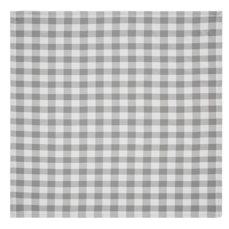 Annie Buffalo Check Grey Table Topper 40x40