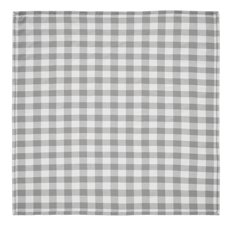 Annie Buffalo Check Grey Table Topper 40x40