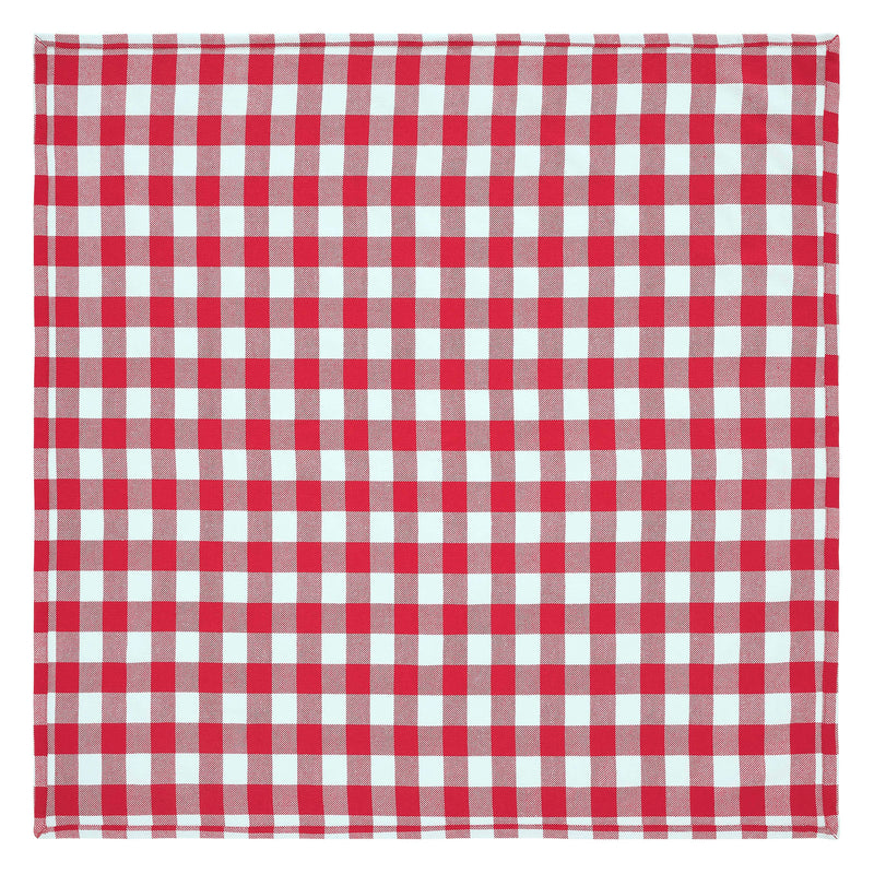 Annie Buffalo Check Red Table Topper 40x40