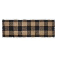 Black Check Runner 12x36