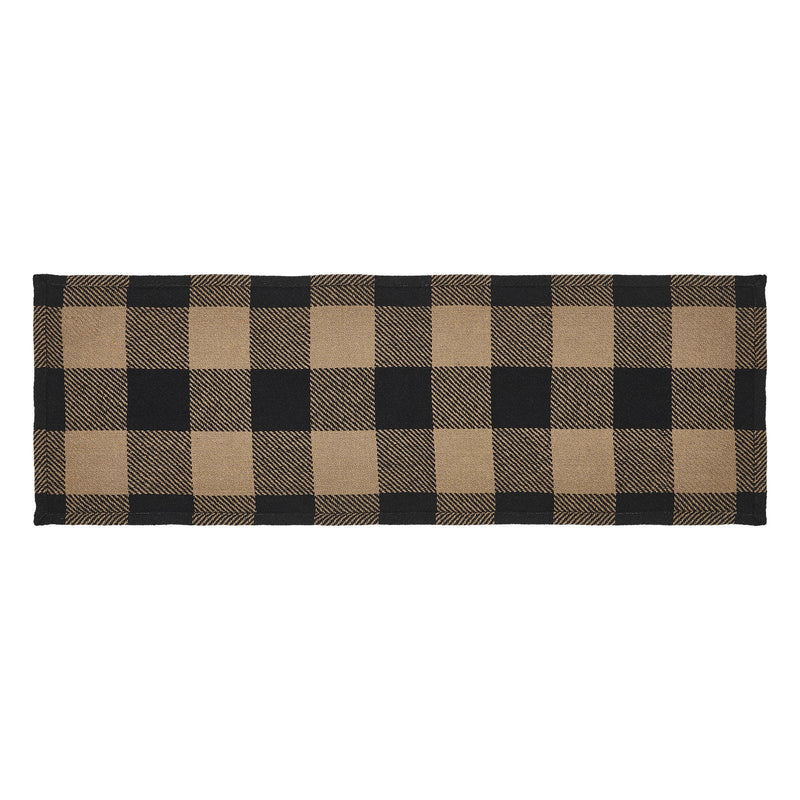 Black Check Runner 12x36