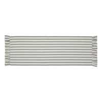 Kaila Ticking Stripe Ruffled Runner 12x36