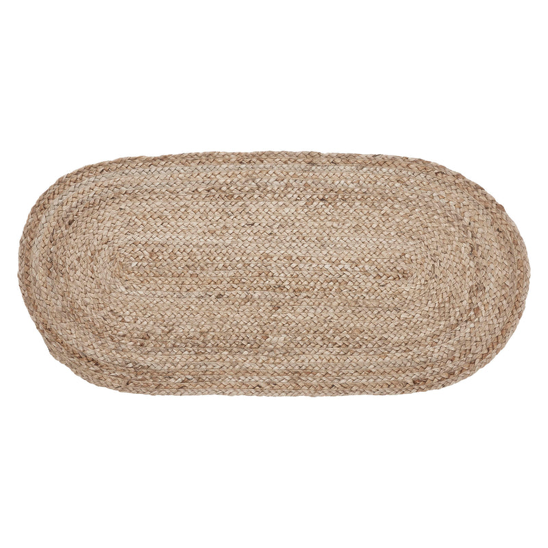 Natural Jute Rug Oval 17x36