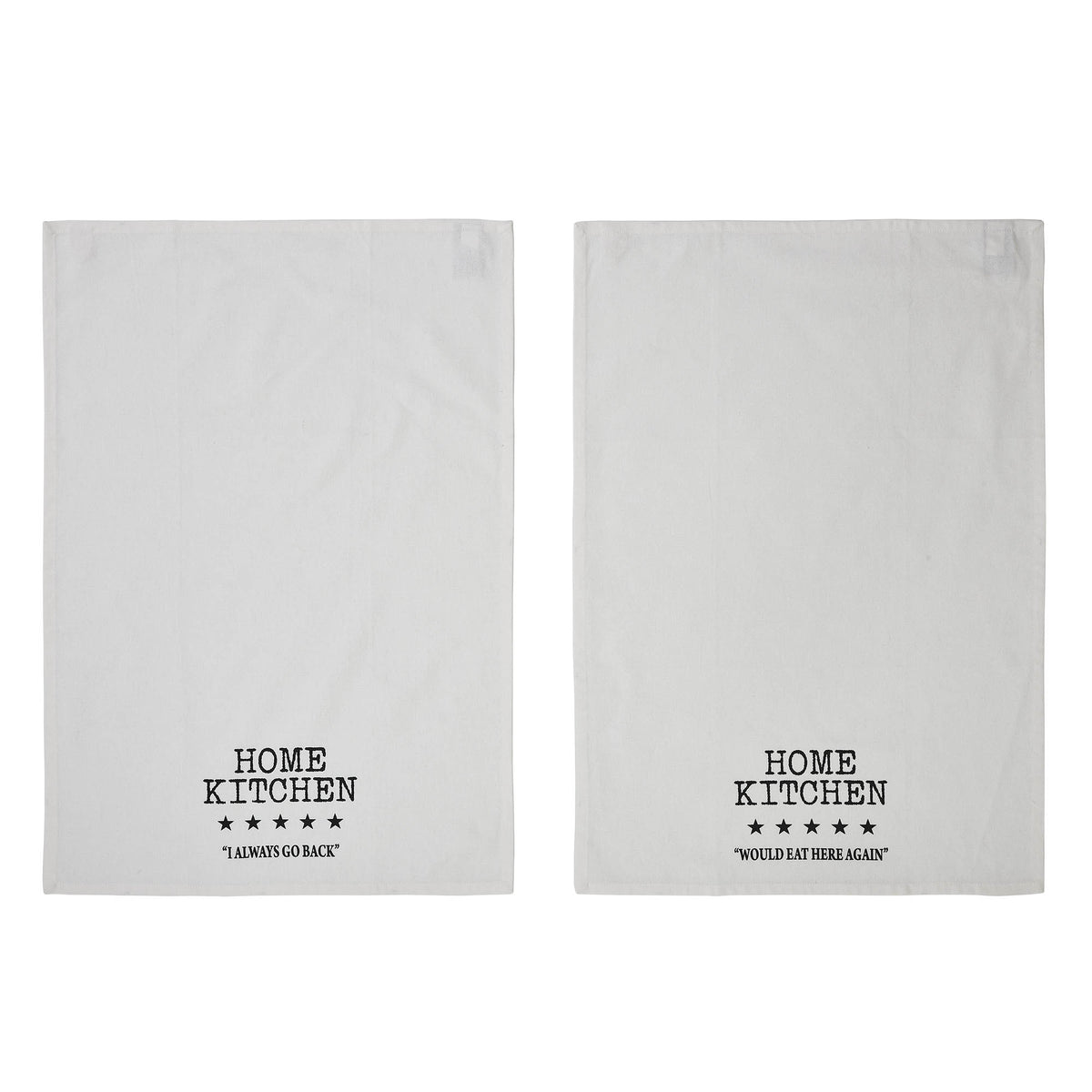 Down Home 5 Star Review Tea Towel Set of 2 19x28