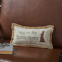 Spring In Bloom You're My Bunny Honey Pillow 7x13