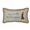 Spring In Bloom You're My Bunny Honey Pillow 7x13