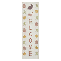 Easter Welcome Wooden Sign 20x6