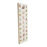 Easter Welcome Wooden Sign 20x6