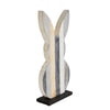Wooden Painted Rabbit 12x6x2.25