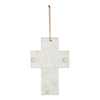 Wooden Cross Hanging Ornament 6x4