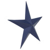 Faceted Metal Star Navy Wall Hanging 24x24