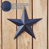 Faceted Metal Star Navy Wall Hanging 12x12