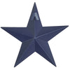 Faceted Metal Star Navy Wall Hanging 8x8