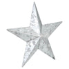 Faceted Metal Star Galvanized Wall Hanging 8x8