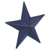 Faceted Metal Star Navy Wall Hanging 4x4