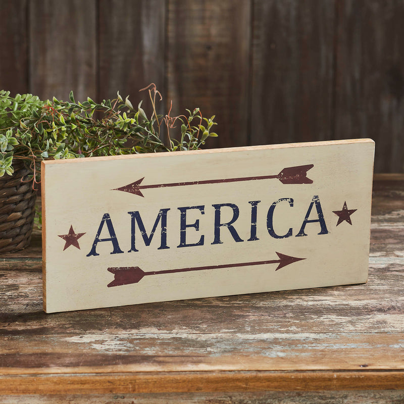 America Red Arrows Wooden Sign 16x7