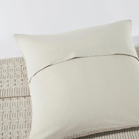 VHC Brands Waffle Weave Natural Pillow Covers 24x24 (Set of 2) - Farmhouse Boho Decorative Throw Pillow Shams for Bedroom & Living Room Decor