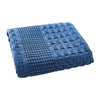 VHC Brands Waffle Weave Navy Blue Body Pillow Cover, 20x54 - Decorative Throw Pillow Sham, Boho Farmhouse Bedroom Decor