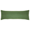 VHC Brands Waffle Weave Olive Green Body Pillow Cover, 20x54 - Boho Farmhouse Decorative Throw Pillow Sham