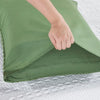 VHC Brands Waffle Weave Olive Green Body Pillow Cover, 20x54 - Boho Farmhouse Decorative Throw Pillow Sham
