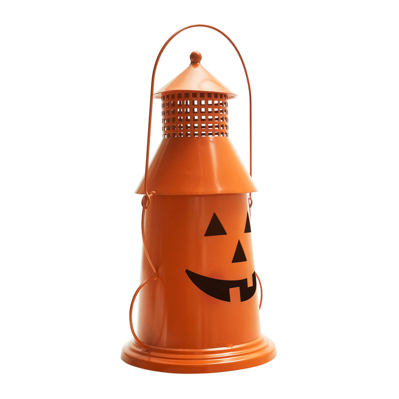 Tealight Holder Halloween Lantern Orange 12x8x6