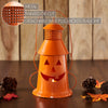 Tealight Holder Halloween Lantern Orange 12x8x6