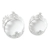 Votive Candle Holder Reindeer Antique White Set of 2