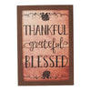 Shiplap Natural Thankful Grateful Blessed Wall Sign 13x9