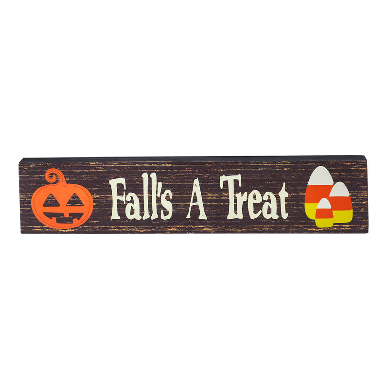 Fall's A Treat MDF Sign 3x14x1