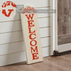 Welcome MDF Wall Sign Harvest Color 18x6