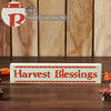 Harvest Blessings w/ Mini Stars MDF Sign 3x14x1