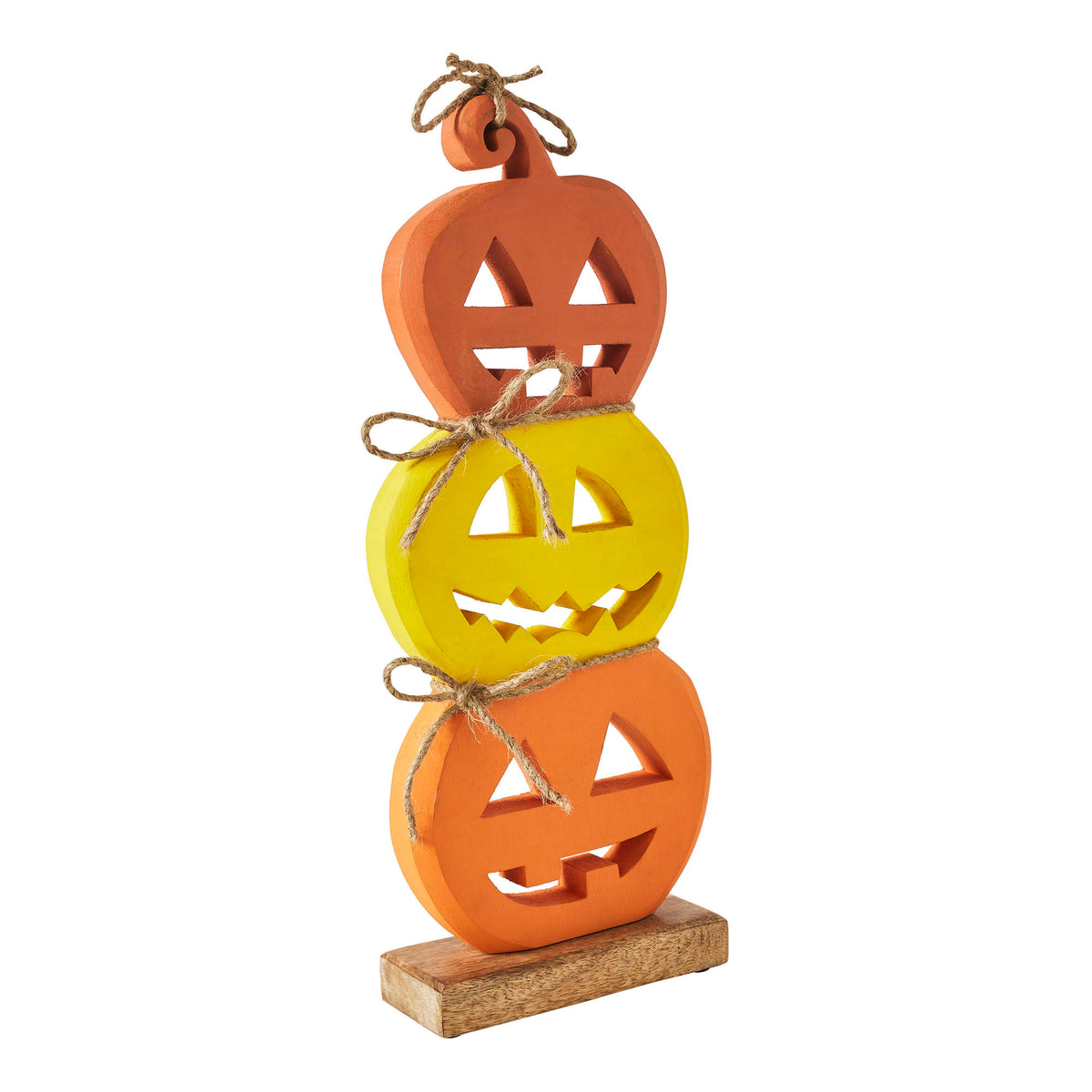 Jack O Stack Jack O' Lantern Stack Wood Decor 16.75x7x2.25 – Beth's Country ...