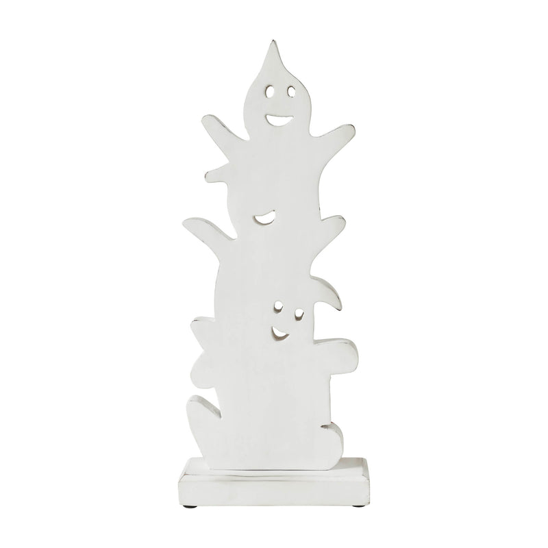 Ghost Stack BOO Wooden Figurine 16x6.5x2