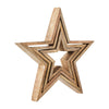 Wooden Nested Stars Natural 3-in-1 13x13x1.5 **BACKORDERED UNTIL JULY 2025**