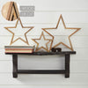 Wooden Nested Stars Natural 3-in-1 13x13x1.5 **BACKORDERED UNTIL JULY 2025**