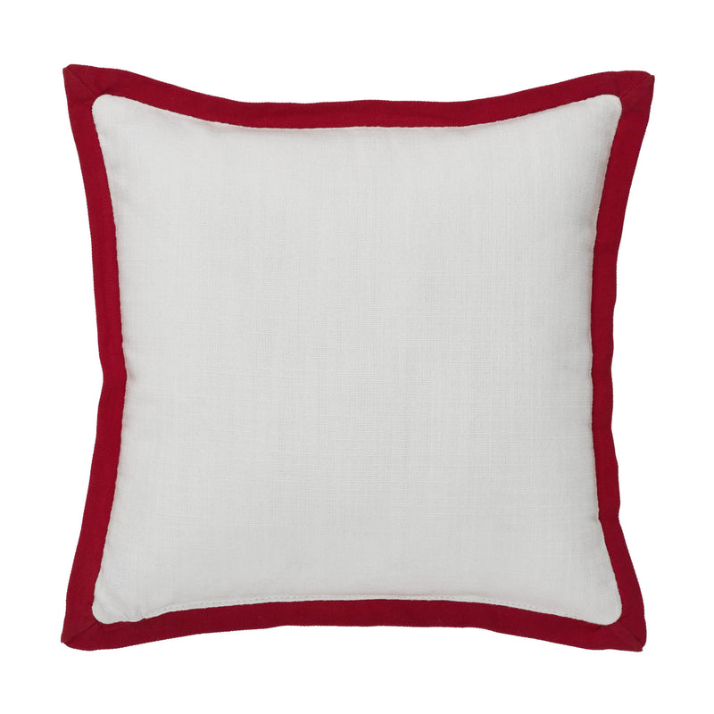 Candy Cane Cottage Pillow 12x12