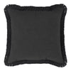 3 Christmas Trees Black Woven Pillow 12x12