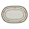 Pumpkin Bounty Oval Placemat Stencil 10x15