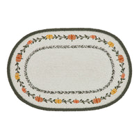 Pumpkin Bounty Oval Placemat Stencil 10x15