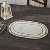 Pumpkin Bounty Oval Placemat Stencil 13x19