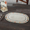 Pumpkin Bounty Oval Placemat Stencil 13x19