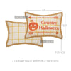 Country Halloween Pillow 9.5x14