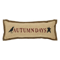 Raven Harvest Autumn Days Pillow 5x15