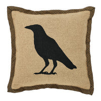 Raven Harvest Raven Pillow 9x9