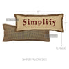 Raven Harvest Simplify Pillow 5x15